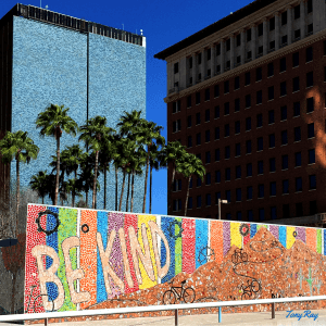 Tucson Mosaic artwork from the BE KIND Project