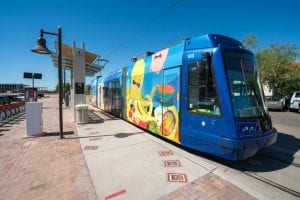 Streetcar in Downtown Tucson