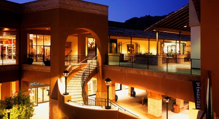 La Encantada Mall is located at the base of the Catalina Foothills