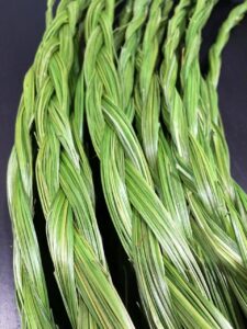 Sweetgrass braids for sacred cleansing